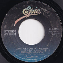 画像をギャラリービューアに読み込む, Michael Jackson - Billie Jean / Can't Get Outta The Rain (7 inch Record / Used)