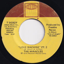 Load image into Gallery viewer, Miracles - Love Machine (Part 1) / (Part 2) (7 inch Record / Used)