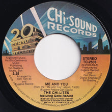 画像をギャラリービューアに読み込む, Chi-Lites, Gene Record - Me And You / Tell Me Were It Hurts (7 inch Record / Used)