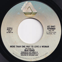 画像をギャラリービューアに読み込む, Raydio - More Than One Way To Love A Woman / Hot Stuff (7 inch Record / Used)