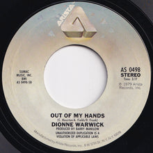 Load image into Gallery viewer, Dionne Warwick - After You / Out Of My Hands (7 inch Record / Used)