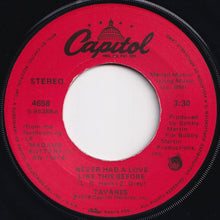 画像をギャラリービューアに読み込む, Tavares - Never Had A Love Like This Before / Positive Forces (7 inch Record / Used)