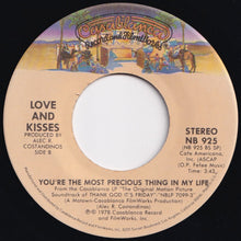 Load image into Gallery viewer, Love And Kisses - Thank God It's Friday / You're The Most Precious Thing In My Life (7 inch Record / Used)