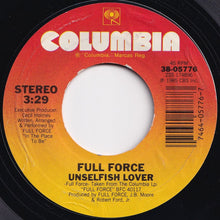 画像をギャラリービューアに読み込む, Full Force - Unselfish Lover / Have You Kissed Your Child Lately? (7 inch Record / Used)