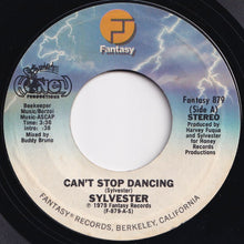 Load image into Gallery viewer, Sylvester - Can't Stop Dancing / In My Fantasy (I Want You, I Need You) (7 inch Record / Used)