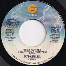 Load image into Gallery viewer, Sylvester - Can't Stop Dancing / In My Fantasy (I Want You, I Need You) (7 inch Record / Used)