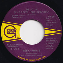 画像をギャラリービューアに読み込む, Teena Marie - I'm A Sucker For Your Love / De Ja Vu (I've Been Here Before) (7 inch Record / Used)