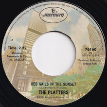 画像をギャラリービューアに読み込む, Platters - Platterama Medley / Red Sails In The Sunset (7 inch Record / Used)