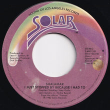 画像をギャラリービューアに読み込む, Shalamar - I Can Make You Feel Good / I Just Stopped By Because I Had To (7 inch Record / Used)