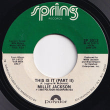 Load image into Gallery viewer, Millie Jackson - This Is It (Part 1) / (Part 2) (7 inch Record / Used)
