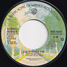Load image into Gallery viewer, George Benson - Lady Blue / California P.M. (7 inch Record / Used)