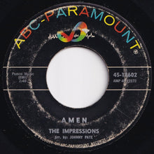 画像をギャラリービューアに読み込む, Impressions - Amen / Long, Long Winter (7 inch Record / Used)