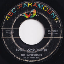 画像をギャラリービューアに読み込む, Impressions - Amen / Long, Long Winter (7 inch Record / Used)