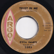 画像をギャラリービューアに読み込む, Etta James - Trust In Me / Anything To Say You're Mine (7 inch Record / Used)