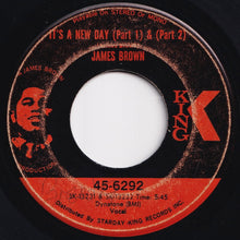 Load image into Gallery viewer, James Brown - It's A New Day (Part 1 & 2) / Georgia On My Mind (7 inch Record / Used)