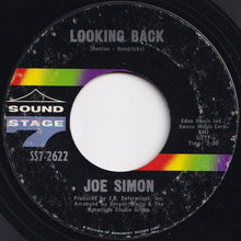 Load image into Gallery viewer, Joe Simon - Looking Back / Standing In The Safety Zone (7 inch Record / Used)