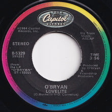 画像をギャラリービューアに読み込む, O'Bryan - Lovelite / (Instrumental) (7 inch Record / Used)