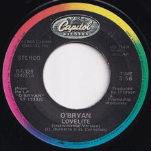 画像をギャラリービューアに読み込む, O'Bryan - Lovelite / (Instrumental) (7 inch Record / Used)