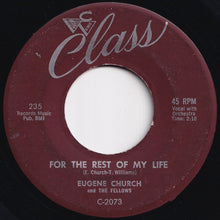 画像をギャラリービューアに読み込む, Eugene Church - Pretty Girls Everywhere / For The Rest Of My Life (7 inch Record / Used)