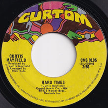 画像をギャラリービューアに読み込む, Curtis Mayfield - So In Love / Hard Times (7 inch Record / Used)