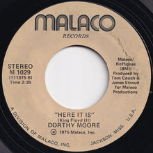 画像をギャラリービューアに読み込む, Dorothy Moore - Misty Blue / Here It Is (7 inch Record / Used)