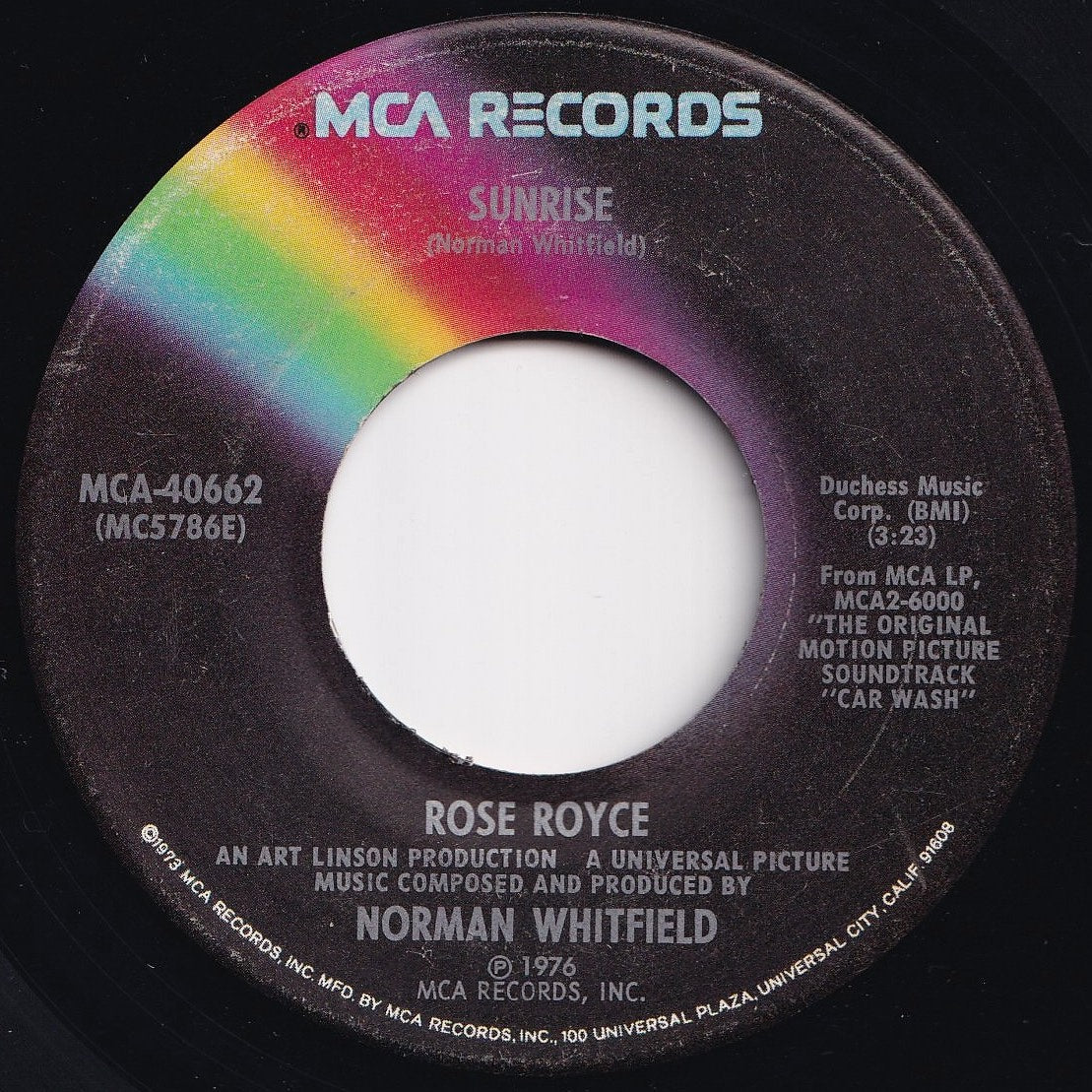 MCA RECORDS ROSE ROYCE outlet