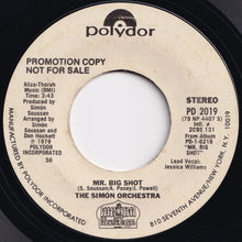画像をギャラリービューアに読み込む, Simon Orchestra - Mr. Big Shot / Mr. Big Shot (7 inch Record / Used)