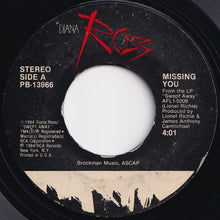 Load image into Gallery viewer, Diana Ross - Missing You / We Are The Children Of The World (7 inch Record / Used)