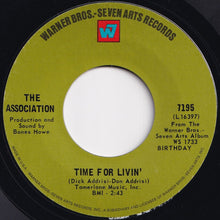 画像をギャラリービューアに読み込む, Association - Time For Livin' / Birthday Morning (7 inch Record / Used)