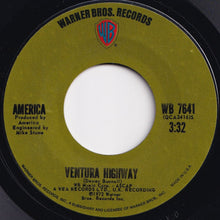 画像をギャラリービューアに読み込む, America - Ventura Highway / Saturn Nights (7 inch Record / Used)