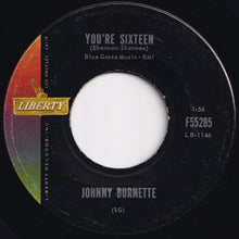 画像をギャラリービューアに読み込む, Johnny Burnette - You're Sixteen / I Beg Your Pardon (7 inch Record / Used)
