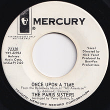 Load image into Gallery viewer, Paris Sisters - When I Fall In Love / Once Upon A Time (7 inch Record / Used)
