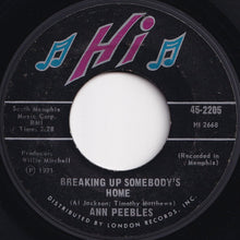 画像をギャラリービューアに読み込む, Ann Peebles - Breaking Up Somebody's Home / Trouble, Heartaches & Sadness (7 inch Record / Used)