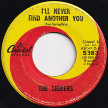画像をギャラリービューアに読み込む, Seekers - I'll Never Find Another You / Open Up Them Pearly Gates (7 inch Record / Used)
