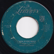 Load image into Gallery viewer, Eddie Cochran - C'mon Everybody / Don't Ever Let Me Go (7 inch Record / Used)