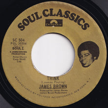 画像をギャラリービューアに読み込む, James Brown - Think / Licking Stick (7 inch Record / Used)