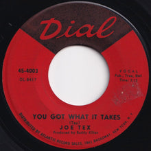 画像をギャラリービューアに読み込む, Joe Tex - You Better Get It / You Got What It Takes (7 inch Record / Used)