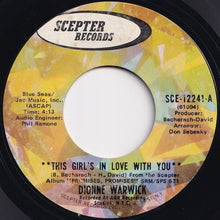 画像をギャラリービューアに読み込む, Dionne Warwick - This Girl's In Love With You / Dream Sweet Dreamer (7 inch Record / Used)