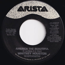 画像をギャラリービューアに読み込む, Whitney Houston - The Star Spangled Banner / America The Beautiful (7 inch Record / Used)