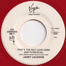 画像をギャラリービューアに読み込む, Janet Jackson - That's The Way Love Goes / (Instrumental) (7 inch Record / Used)