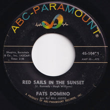 画像をギャラリービューアに読み込む, Fats Domino - Song For Rosemary / Red Sails In The Sunset (7 inch Record / Used)