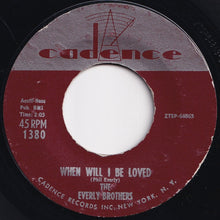 画像をギャラリービューアに読み込む, Everly Brothers - When Will I Be Loved / Be Bop A-Lula (7 inch Record / Used)
