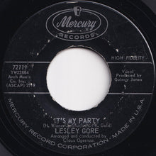 画像をギャラリービューアに読み込む, Lesley Gore - It's My Party / Danny (7 inch Record / Used)