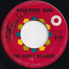 画像をギャラリービューアに読み込む, Everly Brothers - Walk Right Back / Ebony Eyes (7 inch Record / Used)