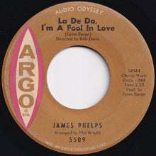 画像をギャラリービューアに読み込む, James Phelps - Wasting Time / La De Da, I'm A Fool In Love (7 inch Record / Used)