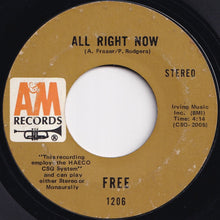 Load image into Gallery viewer, Free - All Right Now / Mouthful Of Grass (7 inch Record / Used)