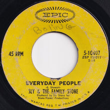 画像をギャラリービューアに読み込む, Sly & The Family Stone - Everyday People / Sing A Simple Song (7 inch Record / Used)