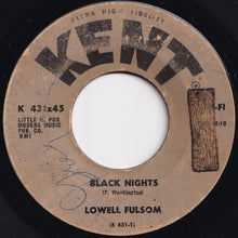 画像をギャラリービューアに読み込む, Lowell Fulsom - Black Nights / Little Angel (7 inch Record / Used)