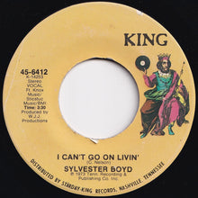 画像をギャラリービューアに読み込む, Sylvester Boyd - I Don't Want Nobody (Telling Me Nothing) / I Can't Go On Livin' (7 inch Record / Used)