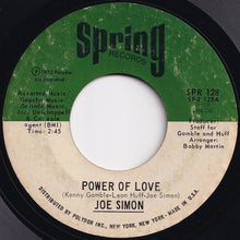 画像をギャラリービューアに読み込む, Joe Simon - Power Of Love / The Mirror Don't Lie (7 inch Record / Used)